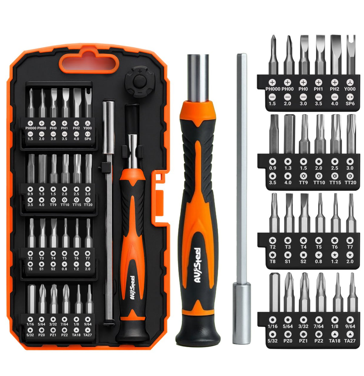 Precision Screwdriver Set 51-in-1, Small Screwdriver Kit with Portable ...