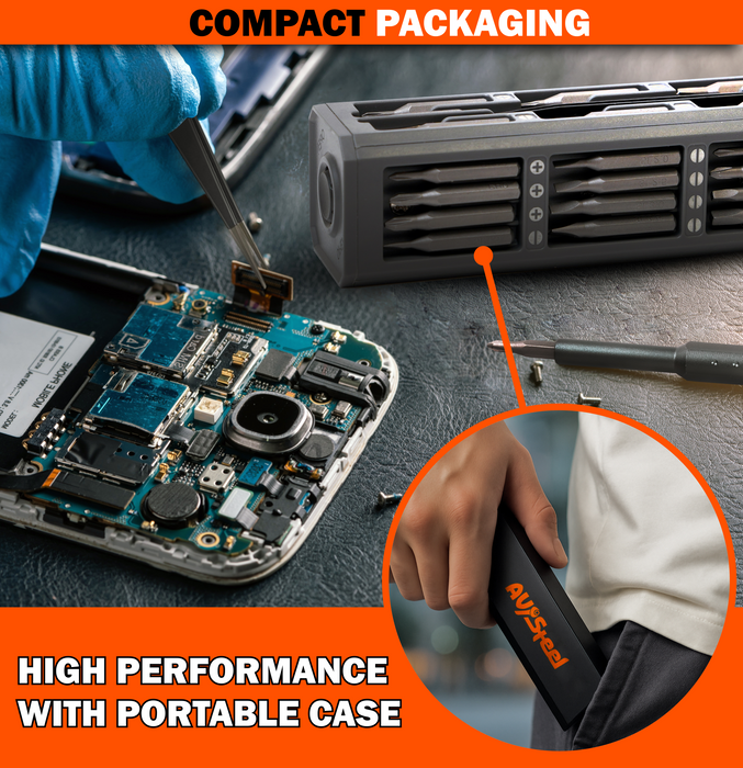 Precision Screwdriver Set 46-in-1, Mini Screwdriver Set with Portable Storage Case