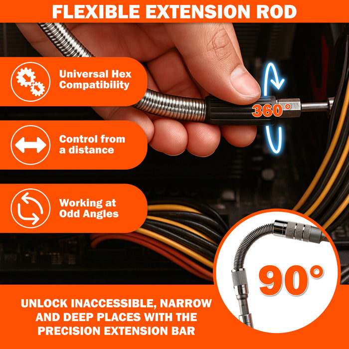 Ratcheting Screwdriver Set 68-in-1, Magnetic Screwdriver Set with Portable Storage Case