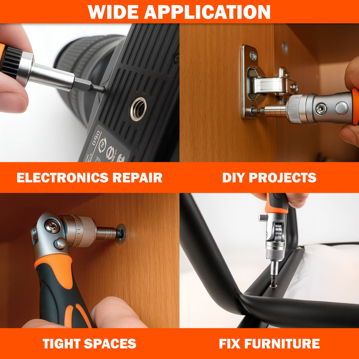 Ratcheting Screwdriver Set 68-in-1, Magnetic Screwdriver Set with Portable Storage Case