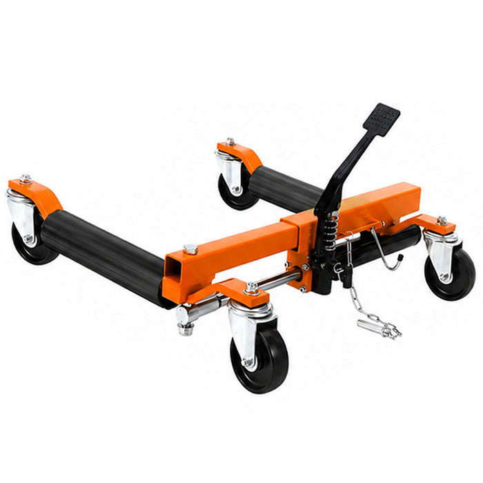 Hydraulic Wheel Dolly Jack, 24" x 22", 1650 lbs, Heavy-Duty Steel