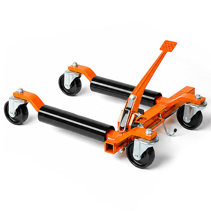 Mechanical Wheel Dolly Jack, 24" x 22", 1650 lbs, Heavy-Duty Steel